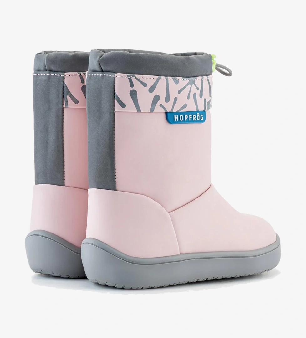Rain Boots Süper Mat Pembe Suya ve Soğuğa Dayanıklı Barefoot Çocuk Botu - Görsel 1
